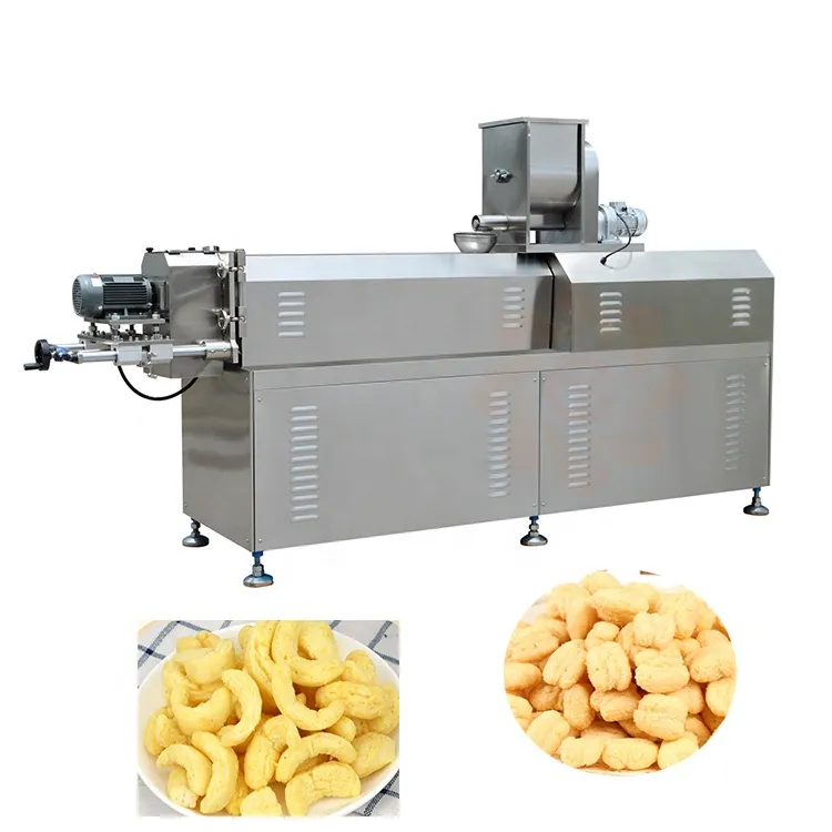 Twin Screw Food Extruder in the Puffed Food Plant