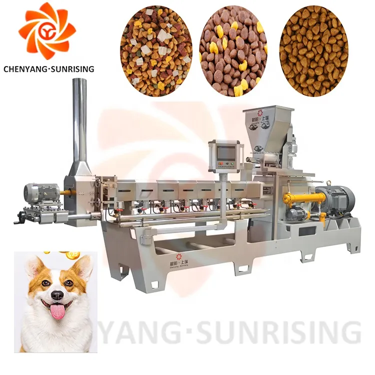 Chenyang - Equipo de producción de croquetas secas pequeñas de acero  inoxidable Máquina para hacer alimentos para perros y gatos Línea de  producción de alimentos para mascotas