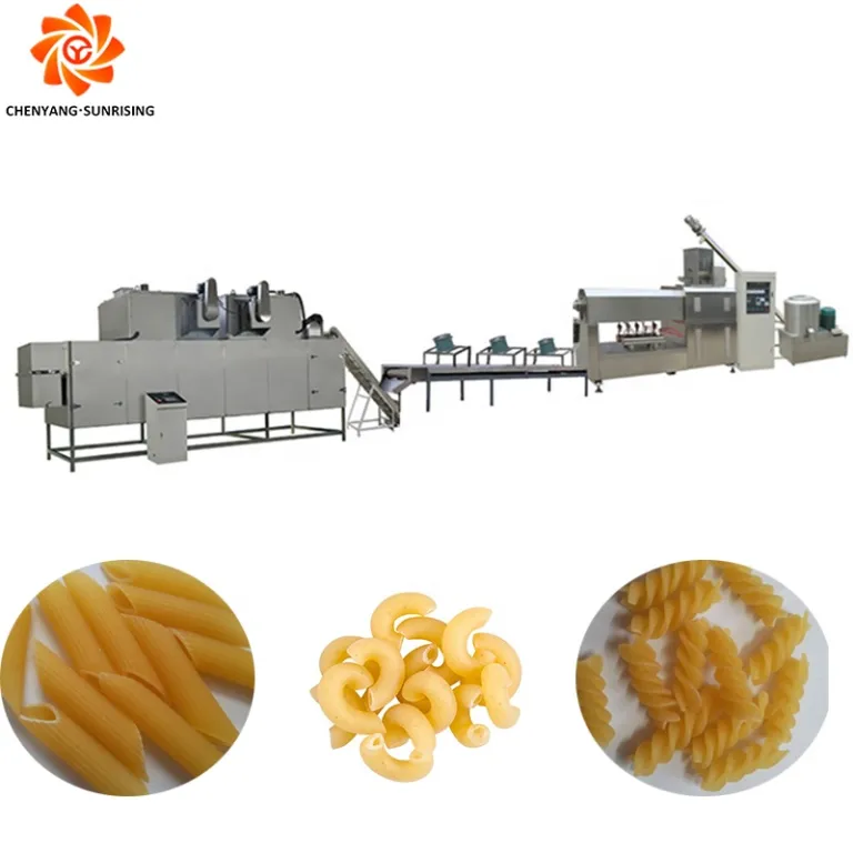 High Efficiency Automatic Pasta Machine Factory Automatic Electric  Industrial Macarono Penne Fusilli Pasta Production Line Grain Product  Making Machines - China Food Processing Machine, Italian Noddles Machine