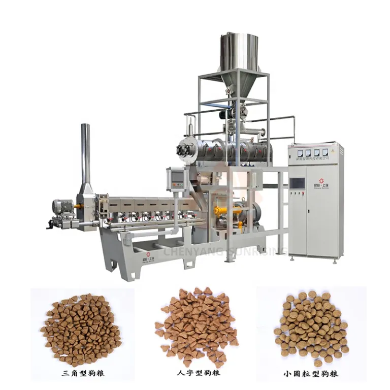 Chenyang - Maquinaria automática para hacer croquetas de alimentos para  perros, planta de procesamiento de alimentos para