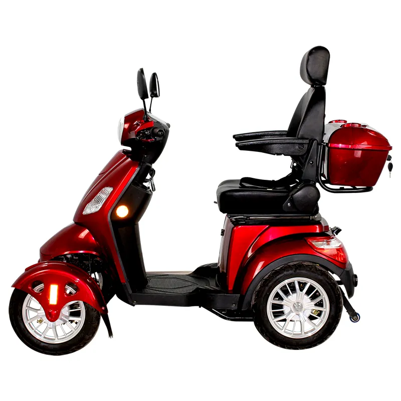 EBU - Triciclo eléctrico de pasajeros para adultos triciclo para 2 adultos triciclo  eléctrico para discapacitados triciclo