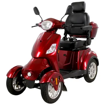 Triciclo eléctrico de 1200W para adulto, Scooter de movilidad con freno de  disco, barra protectora multifuncional