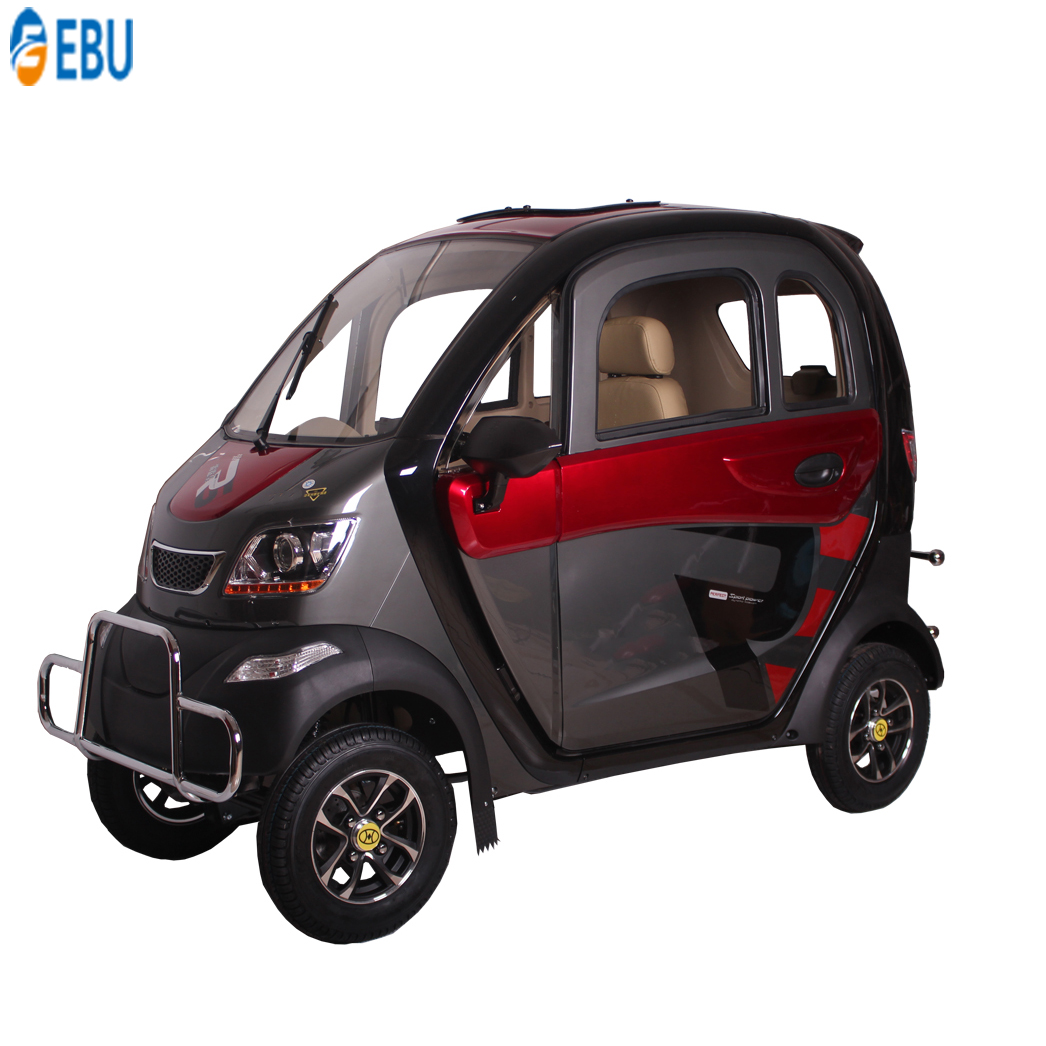 EBU Top Low Speed Electric Car With 3 Seats 4 Wheel for Adults