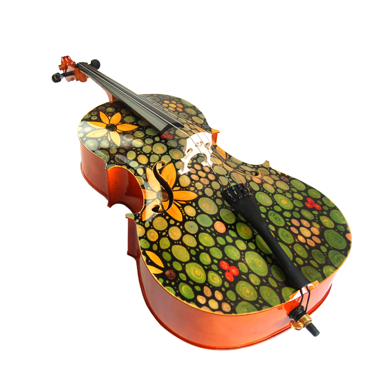 Kinglos Acoustic Cello HSDT018 Arts Pretty Cello for Stage