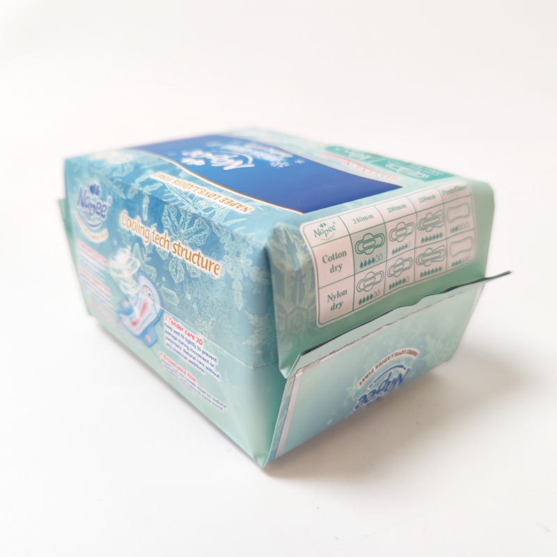 China factory soft comfortable cold disposable sanitary pads napkins