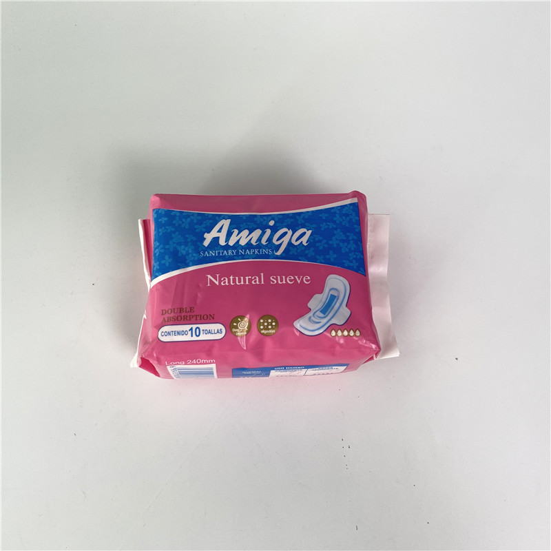 Ultra thin and cotton soft 280mm sanitary napkins for night use