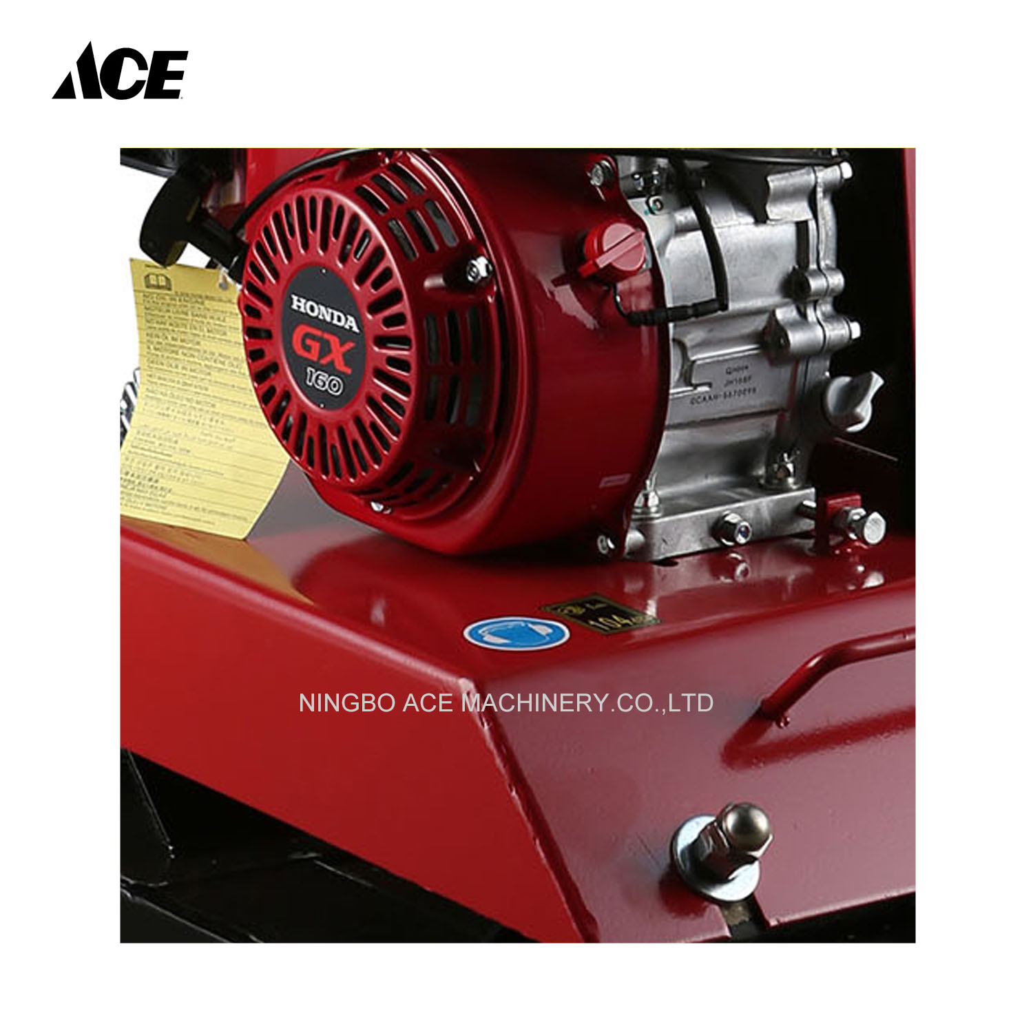 Gasoline engine concrete vibrator plate compactor with CE