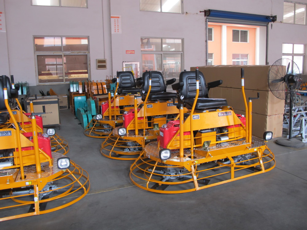 Construction machine power trowel ride on factory suppliers