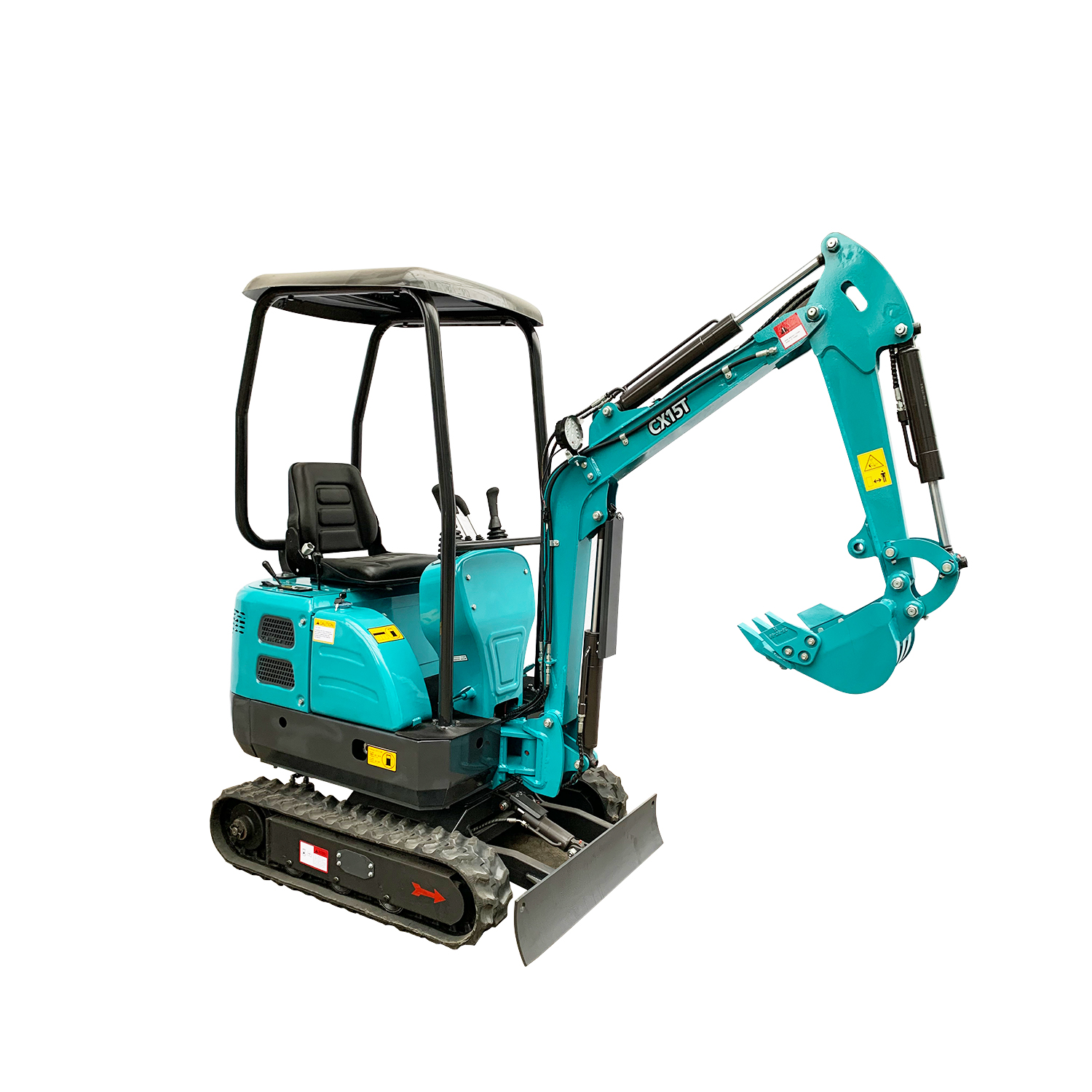 CX-15T Home Use Mini Excavators 1350 kg With Accessories Swing Boom Canopy