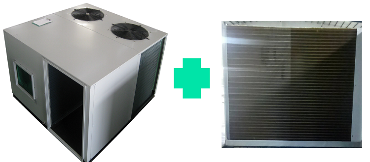 product-HICOOL-Commercial industrial air duct rooftop packaged air conditioner unit use for exhibiti-1