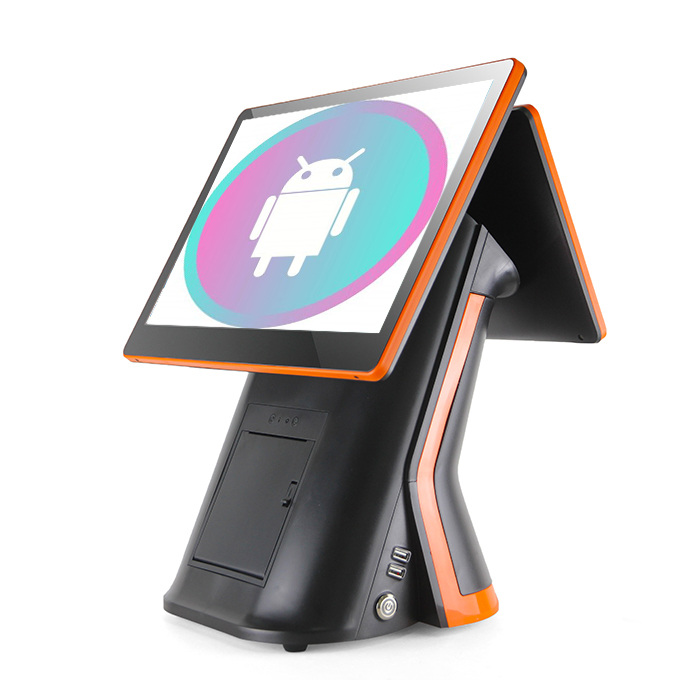 Pos Multi-Point Touch Machine Dual 15.6+15.6 Machine Billing Device Touch Screen All In One