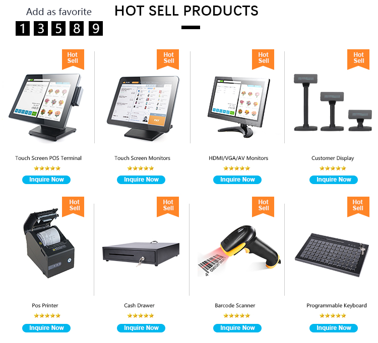 Pos Key Reader CARAVPOS - 60 Keys Programmable Electronic Keylock Card Reader POS ...