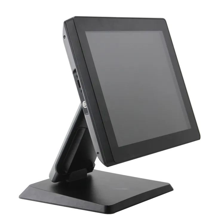 CARAVPOS - 15 pouces Aluminium Touch POS Machine Single Touch POS Noir Tout  en un AIO-1588