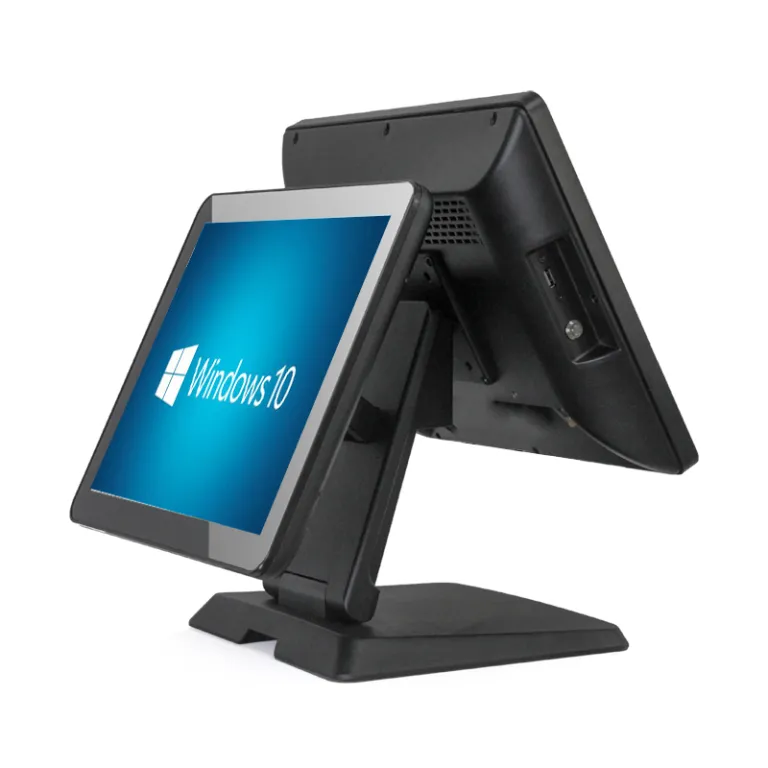 CARAVPOS - 15 pouces Aluminium Touch POS Machine Single Touch POS Noir Tout  en un AIO-1588