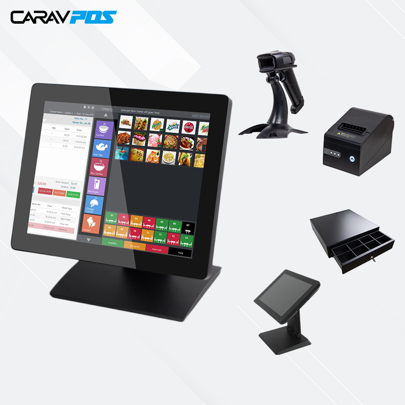 CARAVPOS - Restaurant Touch Screen Cash Register Machine Complete ...