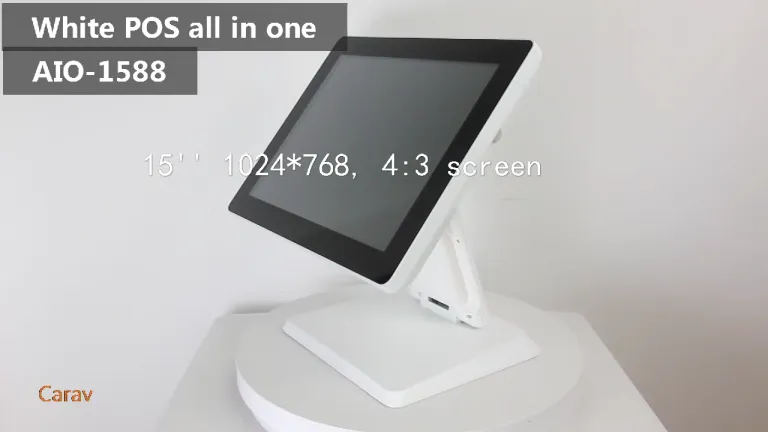Matériel de système POS fanless 15 pouces à écran plat, Fournisseur de  solutions tout-en-un pour POS et Auto-ID