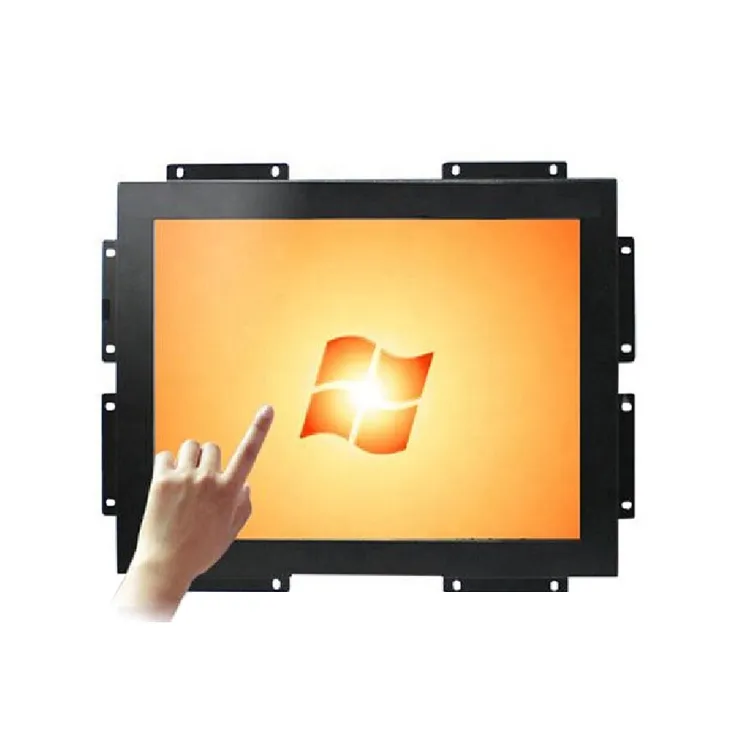 CARAVPOS - Display Lcd LCD da incasso a parete con struttura in metallo  industriale Display LCD touch screen touch screen con cornice aperta  Vendita calda