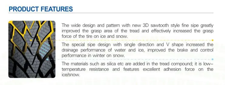 Haida China Winter Tire PCR Tire Car Tyre 195 65 15, 185 65 15 High Quality