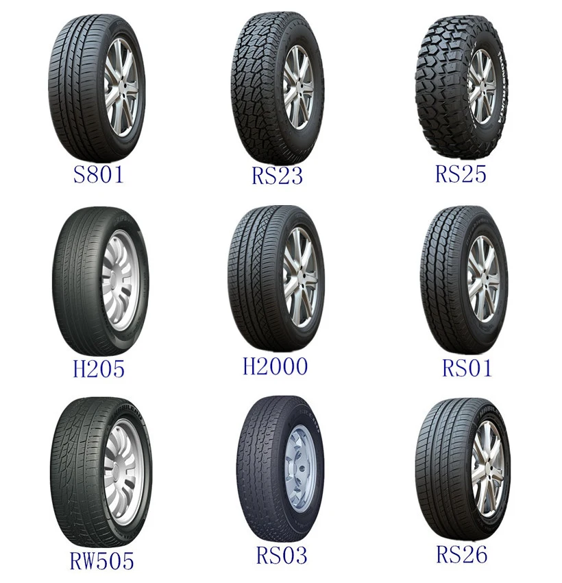 Long Mileage All Terrain Car Tires 185/80r13 195/65r15 265/65r17 Tires for Car New Japanese Color Smoke Car Tires