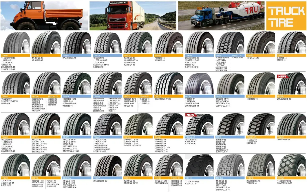 Triangle Brand TBR Tires, Radial Truck Tyres 12.00r20 1200r20