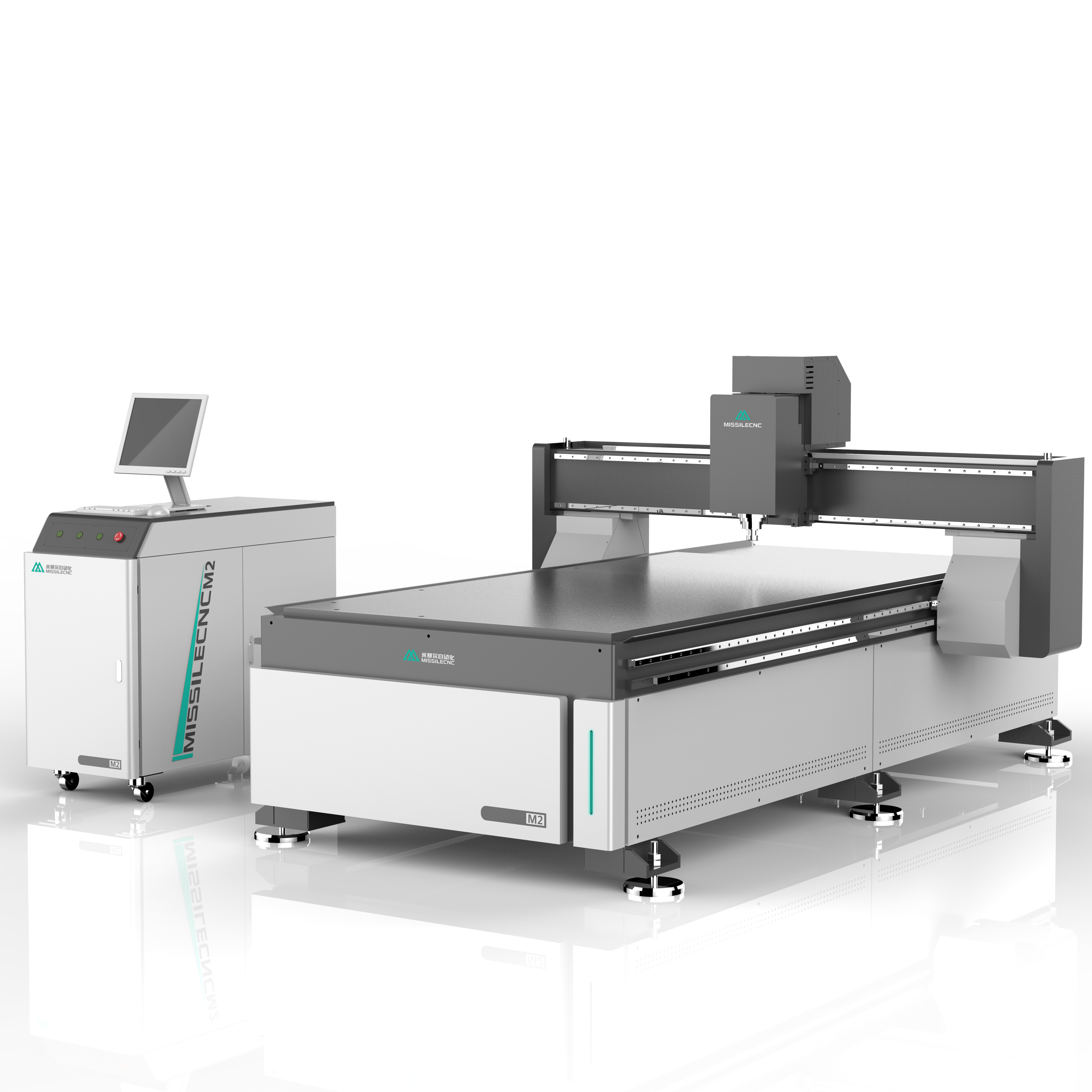 MISSILECNC - Custom cnc router machine 1325 ccd machine oscillating knife machine cnc router for advertising industry Advertising CNC Router