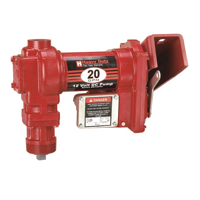Everyoung - 20 GPM Fuel Transfer Pump Electric 12V Diesel Fuel Pump Portable Transfer DC Gasoline pump