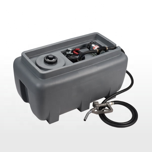 Everyoung - 200 litran dieselpolttoaineen siirtosäiliö 12 V itseimevällä sähköpumpulla Diesel Transfer -muovisäiliö Kannettava dieselsäiliö