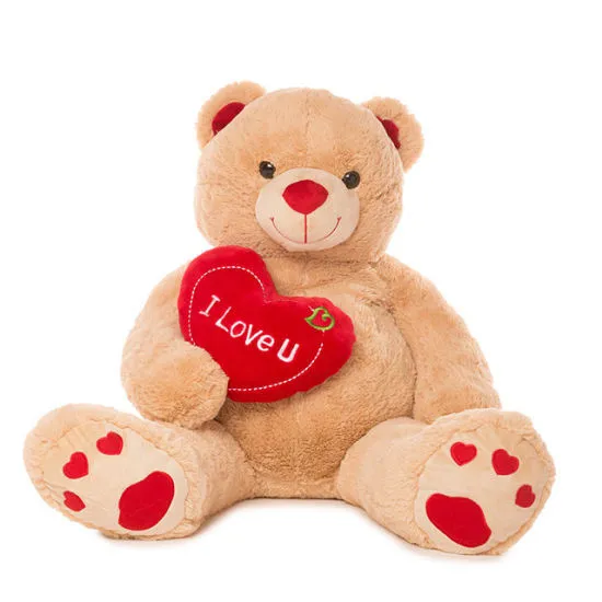 Peluches osos con corazón para regalos de San Valentín al por
