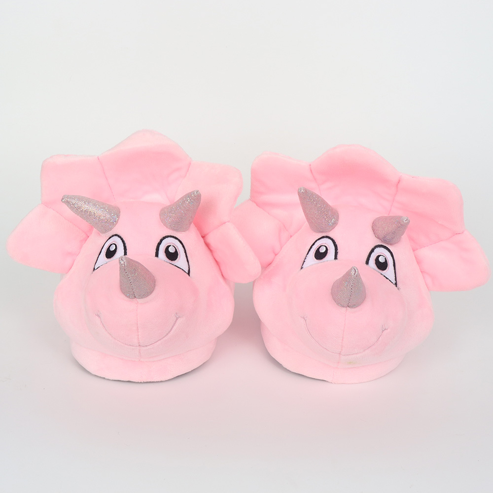 jouet chaoman pantoufle de maison mignon dinosaure cochon rose