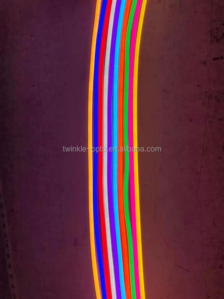 High quality wholesale 5m set 6*12mm neon flexible led strip light all single color series DC12v/24v AC220v/110v