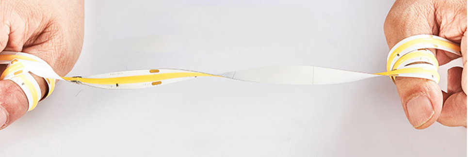 No Dot Uniform Lighting Efficiency 24V  Flexible COB Led Light Strip 90 2700K (soft Warm White) 8mm -20 - 60 3-year  cob strip 6