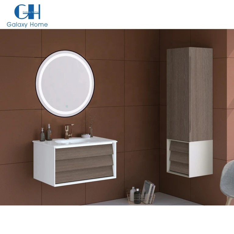 Foshan Space Under Sink Wooden Bathroom Vanity Cabinet with Mirror