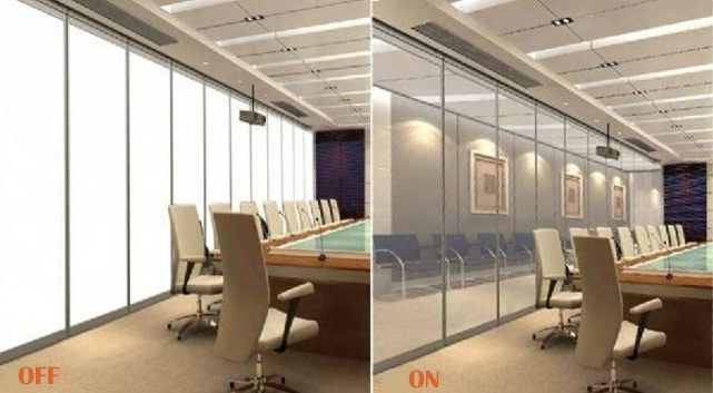 Laminated Switchable Smart Glass Used for Privacy Protection