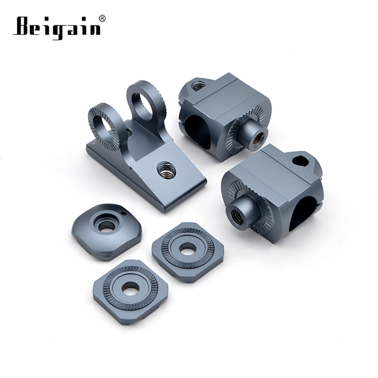 Precise Aluminum 6061 Machining Block Parts with Clear Anodized CNC Machining Services for Clamping block parts