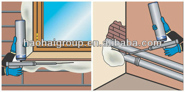 Insulation Spray Aerosol Sealant High Density PU Foam
