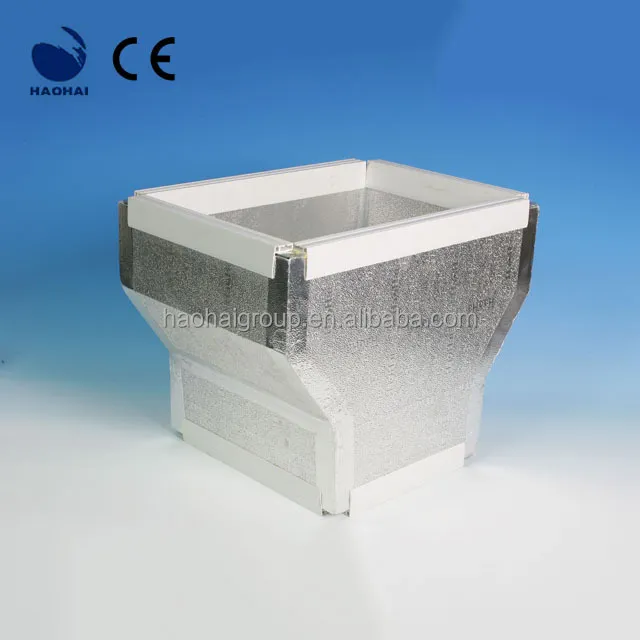 Panel de conducto preaislado de espuma de poliuretano de 20 mm con  proveedores y fabricantes de papel de aluminio blanco - Fábrica China -  Conducto UNT