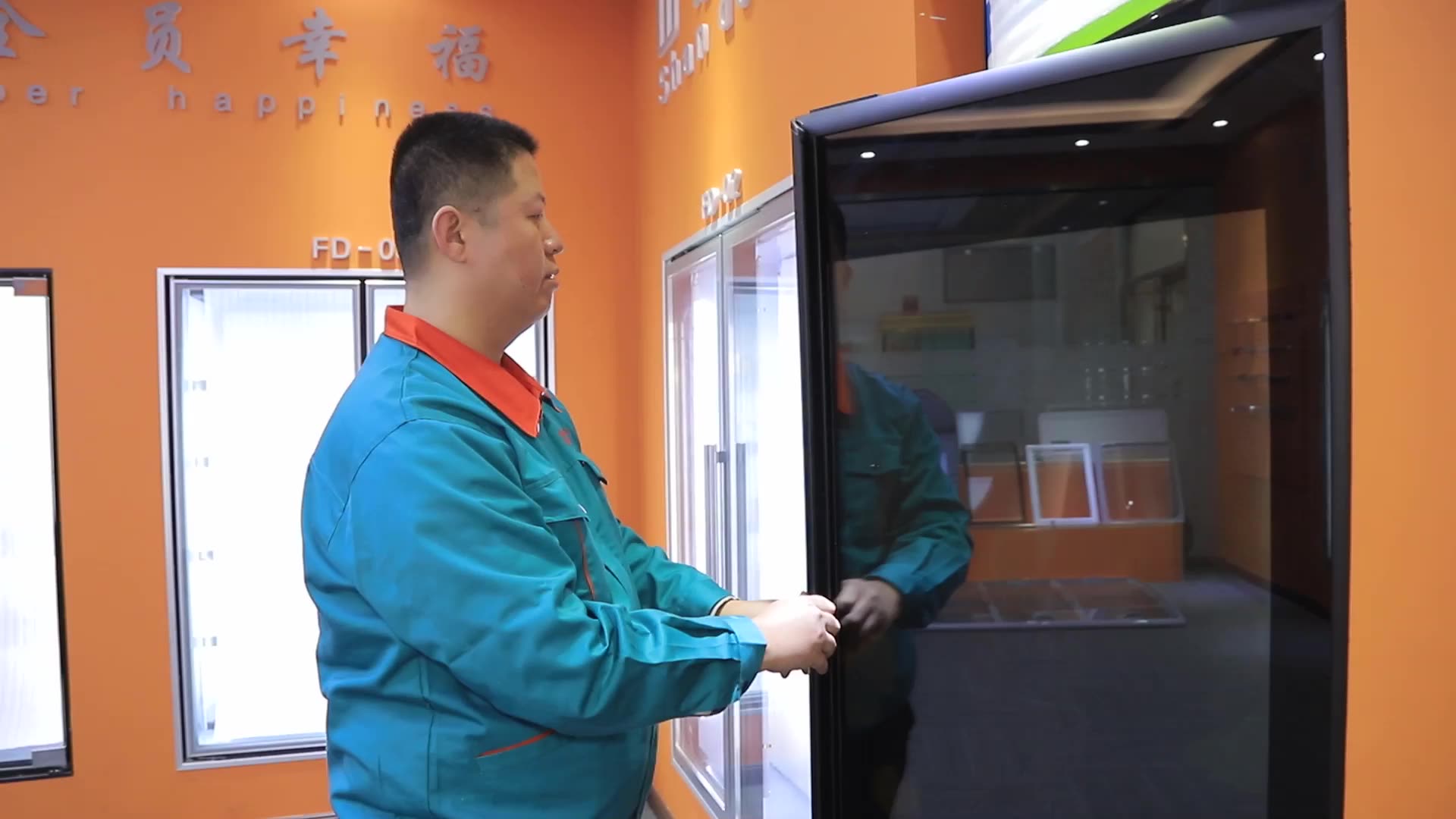 Wine cabinet glass door in Japan for Shandong, China