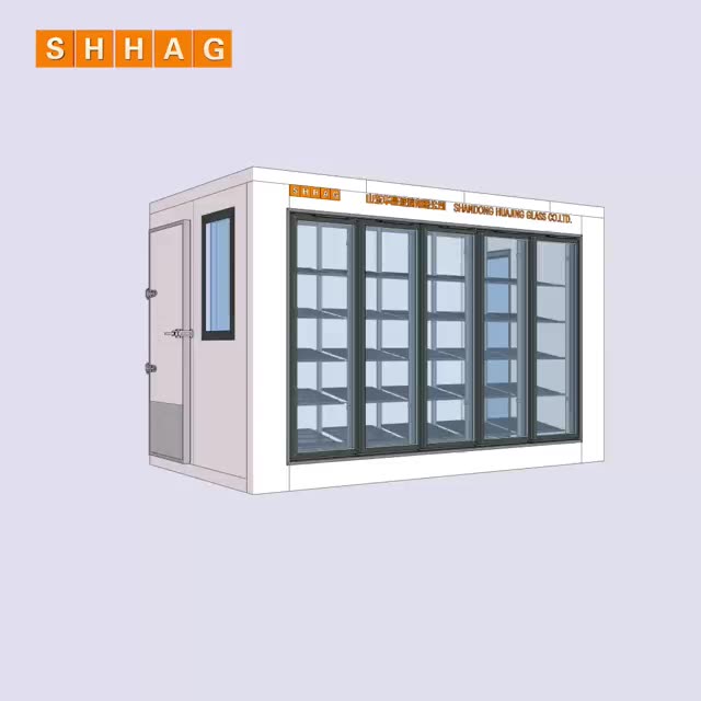 SHHAG - Refrigeration Equipment Shelving Shelf for glass door walk in cooler cold room shelving Supermarket Shelves Refrigeration Equipment