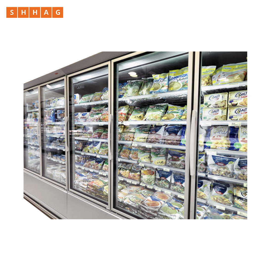 walk in coolers and freezers used upright glass door for sale merchandiser for Shandong, China