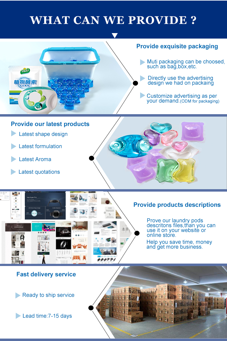 Jingliang Efficient water soluble laundry pods exporter for laundry room
