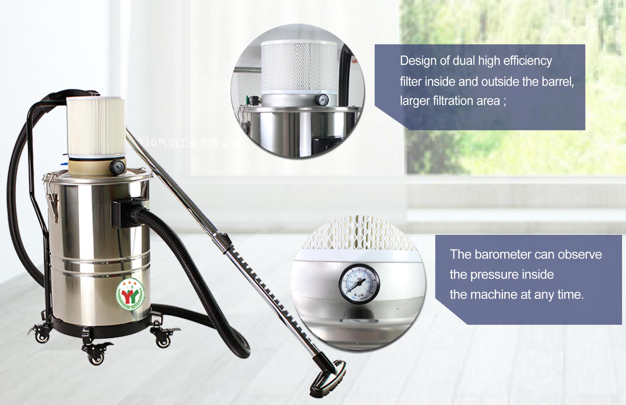 YYVAC 30L Mini Wet And Dry Explosiveproof Pneumatic Industrial