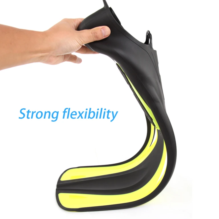 Palmes De Natation Courtes FOLOSAFENAR - TPR Réglables - Taille S (36-39) - Plongée, Apnée
