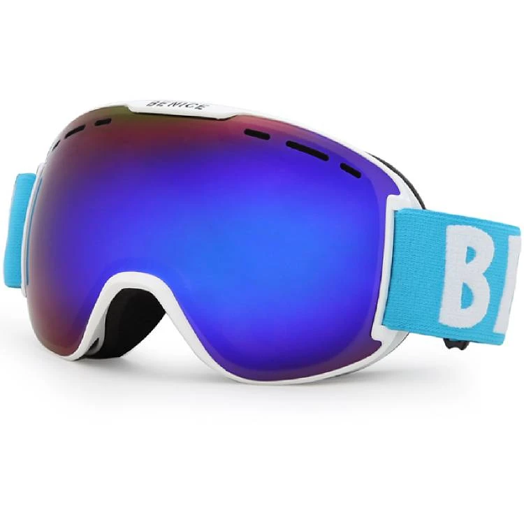 WHALE/BE NICE - Occhiali da neve antiappannamento Occhiali da sci