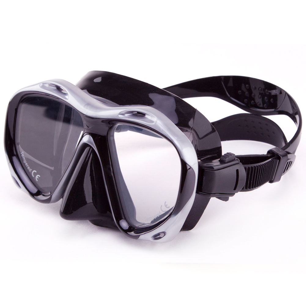 Masque De Plongée/tuba Enfant (4-12 Ans) Avec Protection Nez Intégrée - Verre Trempé HD Anti-buée, Jupe Silicone Souple, Sangle Réglable, Vision Panoramique 180°