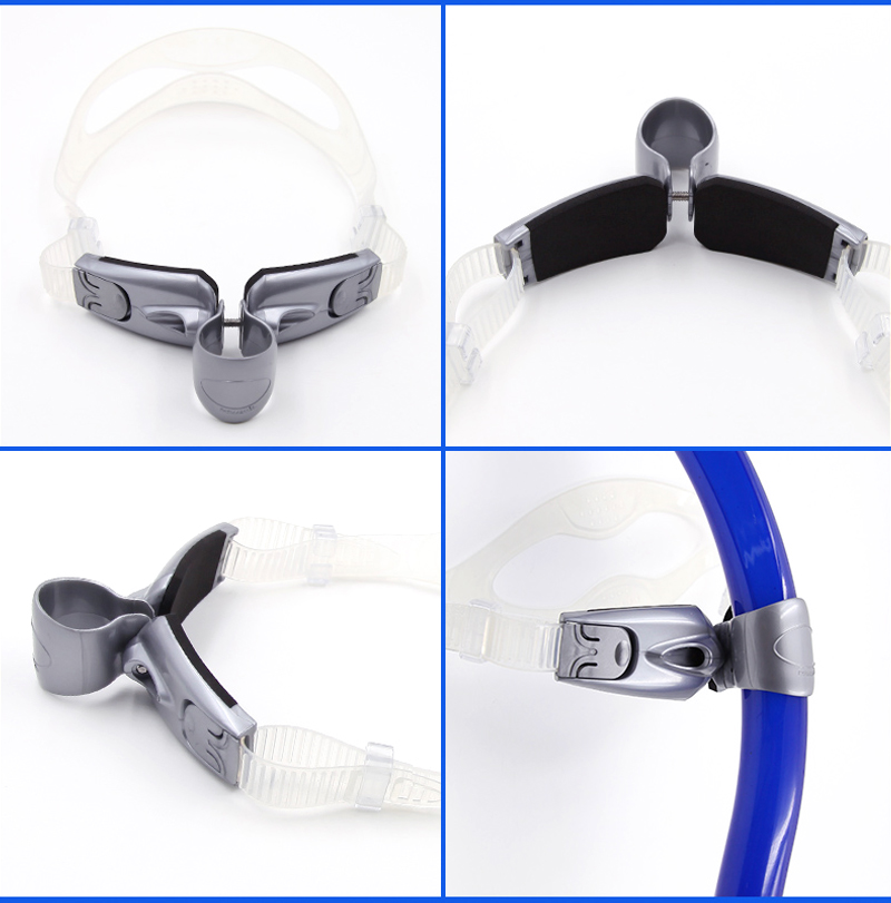 Whale SK-900 one way purge valve swimming training snorkel back exhaust easy to carry diving equipment
