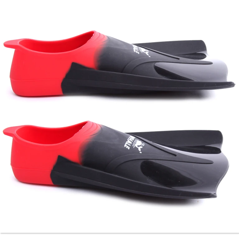 Pinne Da Nuoto Corte Per Bambini In Silicone Morbido, 100% Alimentare, Per Allenamento E Snorkeling, Antiscivolo, Colorate, Varie Taglie - 4