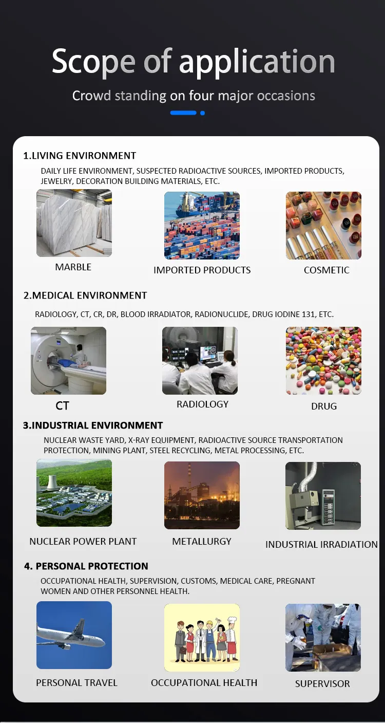 GM-100/A Occupational hygiene household radiation dosimeter Geiger counter personal dosimeter - Technical Support - 4