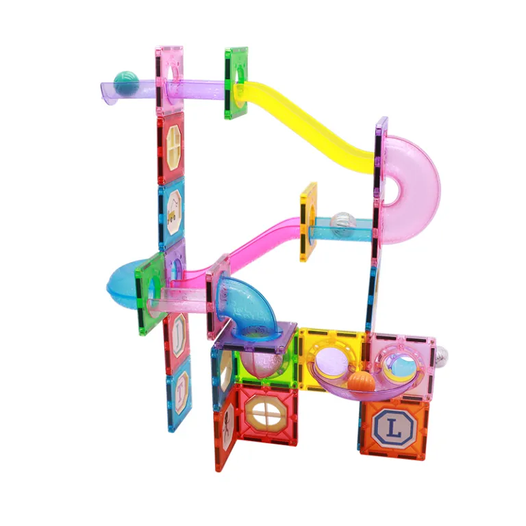3D Magnetic Tiles Blocks Building Pipes Marble Run Balls Track Toys - China  Magnetic Toys and Magnetic Tiles price