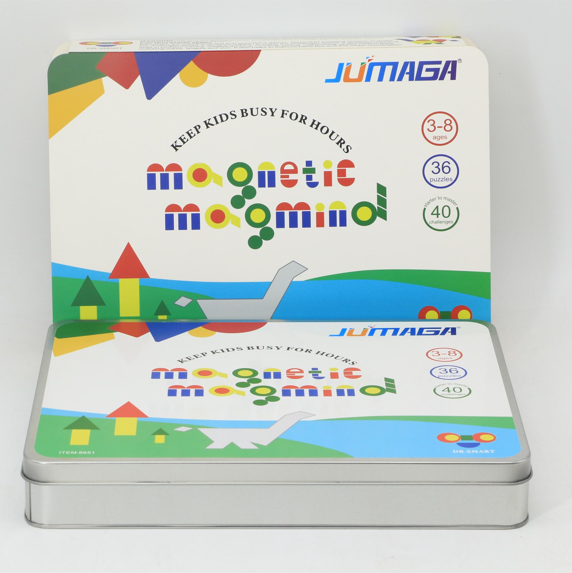 factory wholesale STEM educational magnetic mighty mind puzzle toys magnetic tangram educational toys for kids