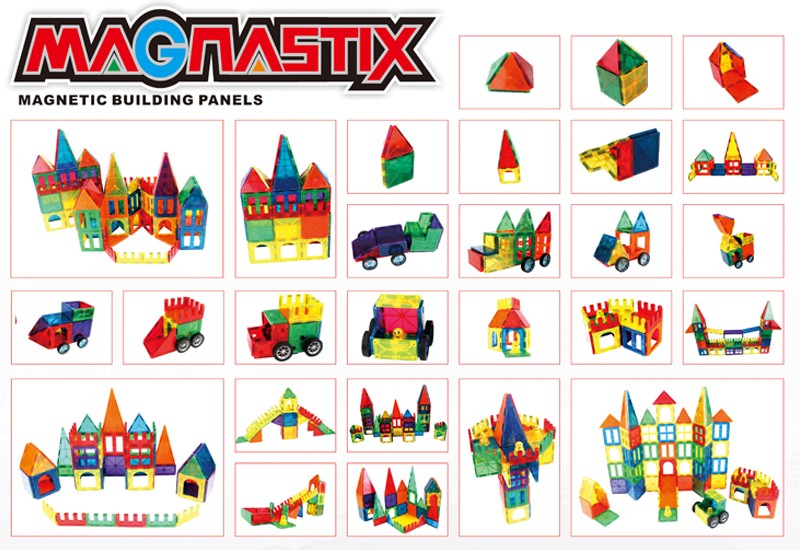 2020 year new design Magnetic Building Blocks magna tile for kids plastic large building blocks toys